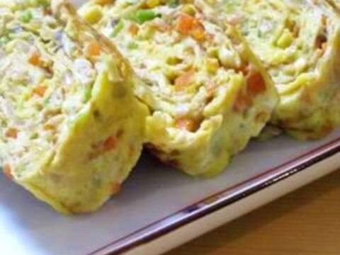 卵焼きだってメインに♪五目卵焼き